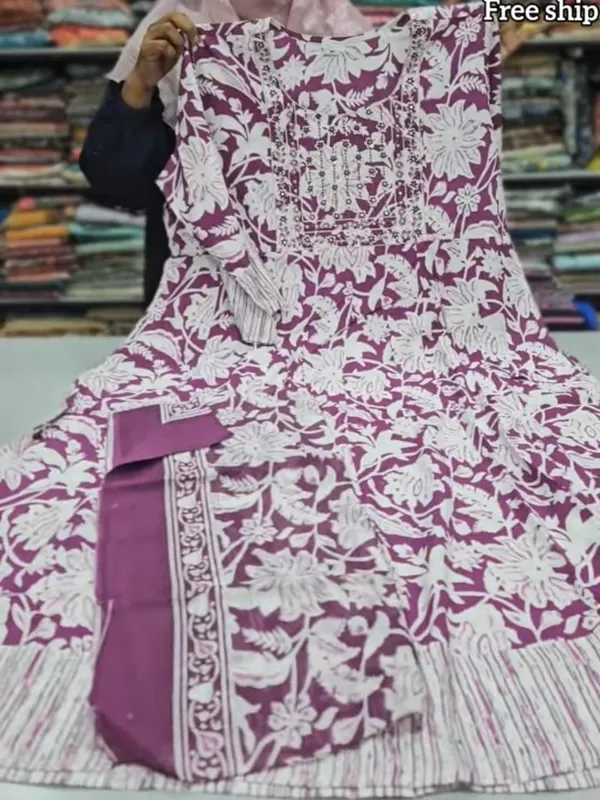 Kurti With Shawl | KS937